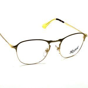 NEW AUTHENTIC PERSOL 7007-V 1069 Matte Gold Men Eyeglasses 51mm 19 145